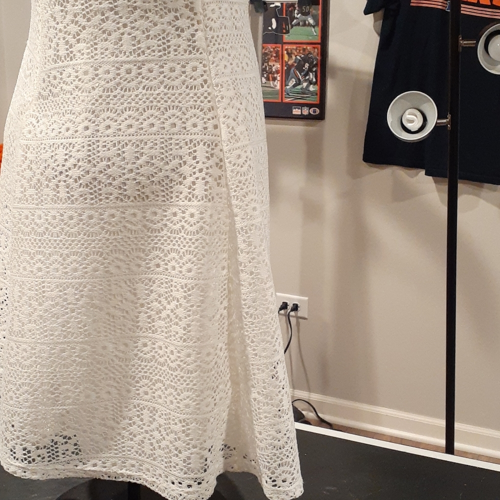 NWT Notations White LACEY Lined Dress Petite NWT - Picture 11 of 15